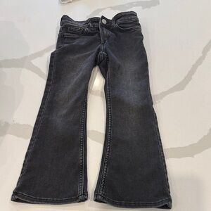 Stylish Black Stretch Flared Jeans